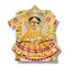Varalaxmi Goddess Face Set Devi Mata Mukhota Mahalaxmi Face Velvet Idol Gotta with Embroidery Dress Jewelry for Vara Lakshmi Vratam Navaratri Margashirsha Vratha Pooja Temple